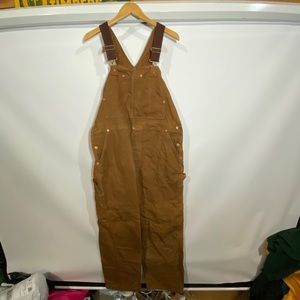 Vintage Carhartt canvas overalls L - NOT insulated